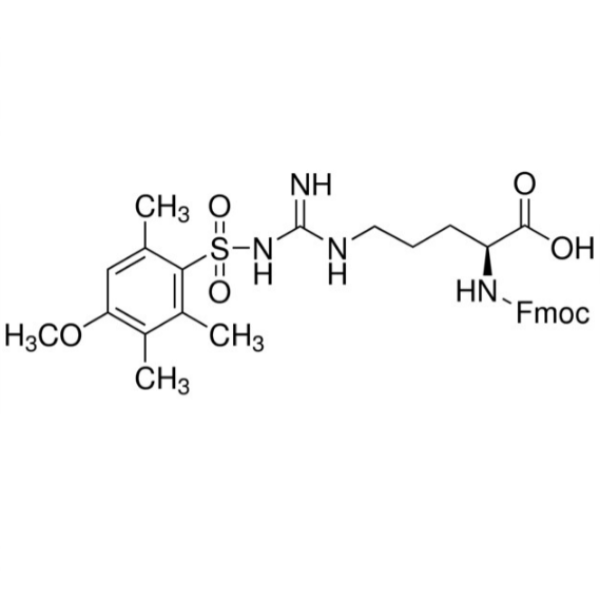 Fmoc-Arg(Mtr)-OH CAS 98930-01-9 Nα-Fmoc-Nω-Mtr-L-Arginine Purity >98.0% (HPLC)