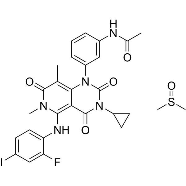 Trametinib (DMSO Solvate) CAS 1187431-43-1 Purity >98.0% (HPLC)