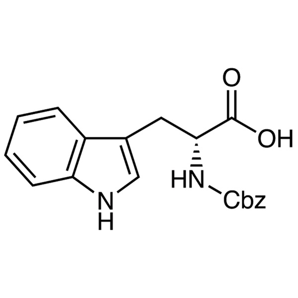 Z-D-Trp-OH CAS 2279-15-4 Nα-Cbz-D-Tryptophan Purity >99.0% (HPLC) Factory